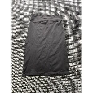 Soho Girls Midi Skirt Womens XL Black High Waist Bodycon
